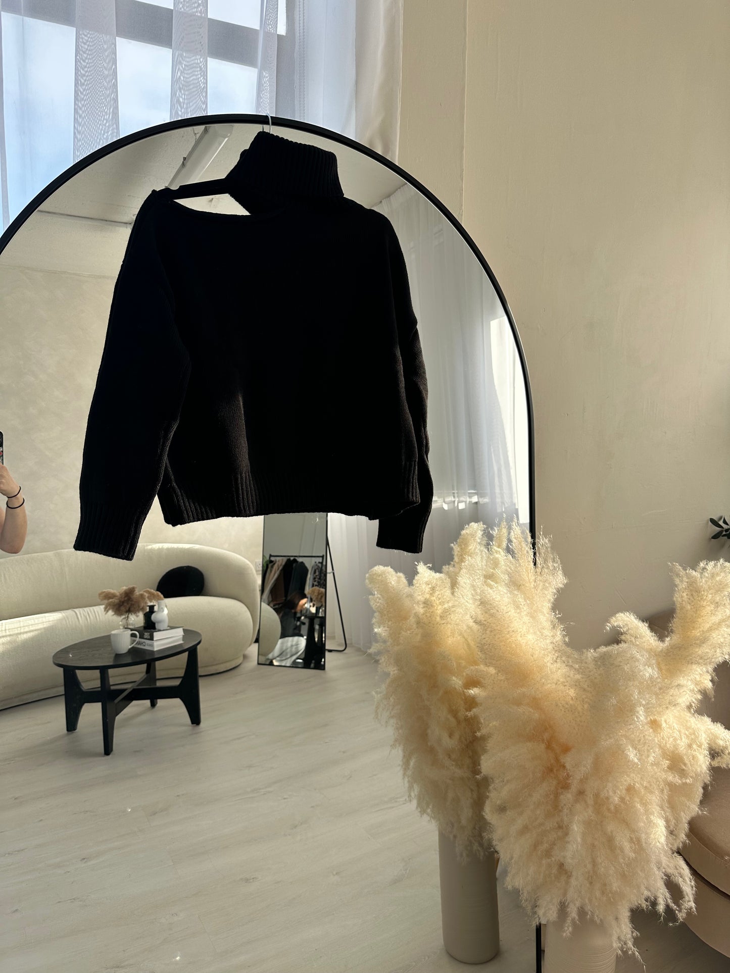 Off Shoulder Knit Jumper