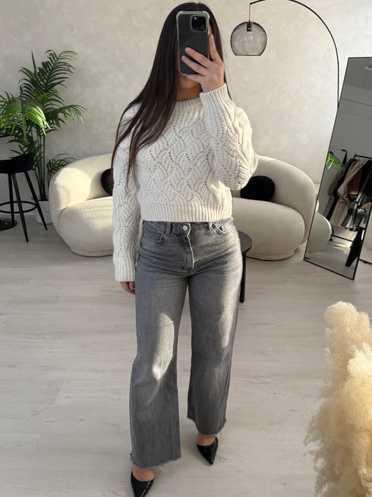 White Knit Jumper